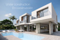 60-8276-4, Modern villa under construction with sea views for sale in albir