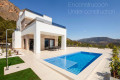 60-8316-5, Villa under construction with sea and mountain views for sale in polop