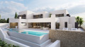 50-6358, Beautiful ibiza style villa with sea views under construction for sale in moraira