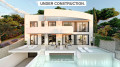50-7014, Modern luxury villa under construction for sale on the golf course in altea la vella