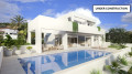 51-4296, Modern villa under construction with sea views for sale in benissa