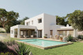 51-8129, Ibizan villa project under construction for sale in moraira